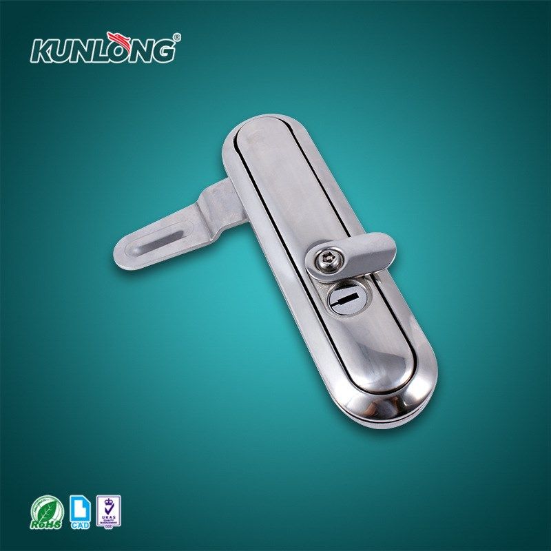 SK1-082电控柜锁 黑色机箱机柜锁 网络机柜连杆锁厂家