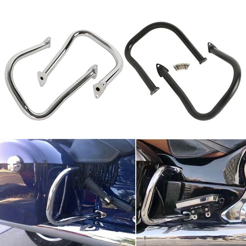 印第安机车酋长首领黑马公路大师後边箱保险杆侧边箱护杠防摔杠