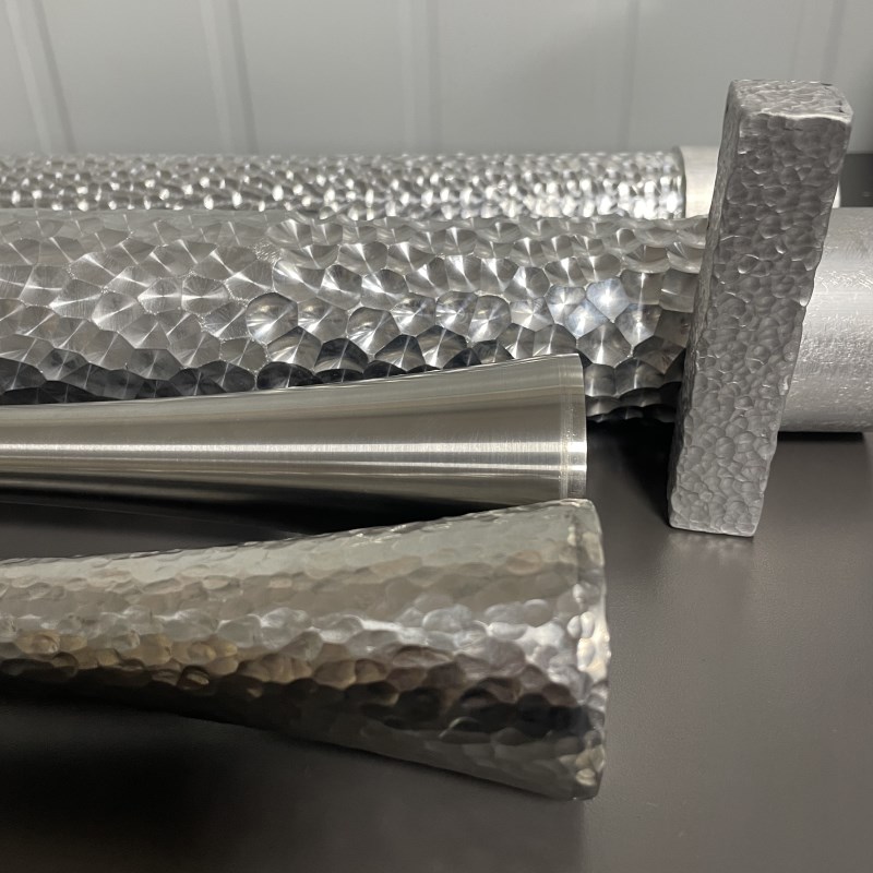 不锈钢圆棒圆管异形锤纹敲打铜棒铝管桌椅腿五金配件装饰加工定制