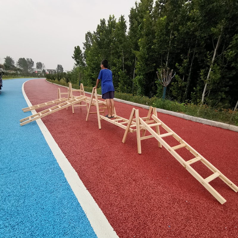 单梯直梯实木梯子人字梯上下铺多功能折叠家用安吉游戏组合攀爬架