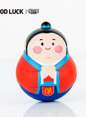 文孔庙手伴曲阜卡通祝福加油中高上岸解压状元保过君不倒翁摆件