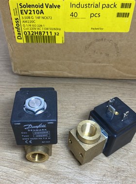 danfoss丹佛斯二位二通电磁阀EV210A 042N0840 AM230C G1/4 线圈