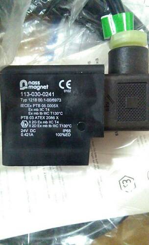nass magnet电磁阀防爆线圈113-030-0241 Typ 1218 00.1-00/6973