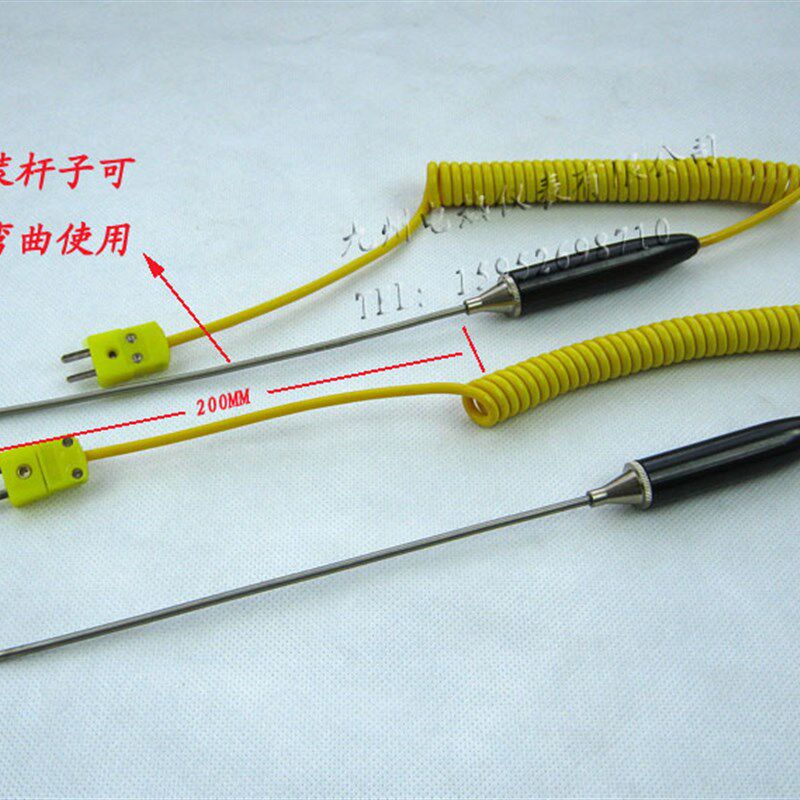 小手柄铠装热电偶 温度测温器 K型传感器 可配TM-902C 6801