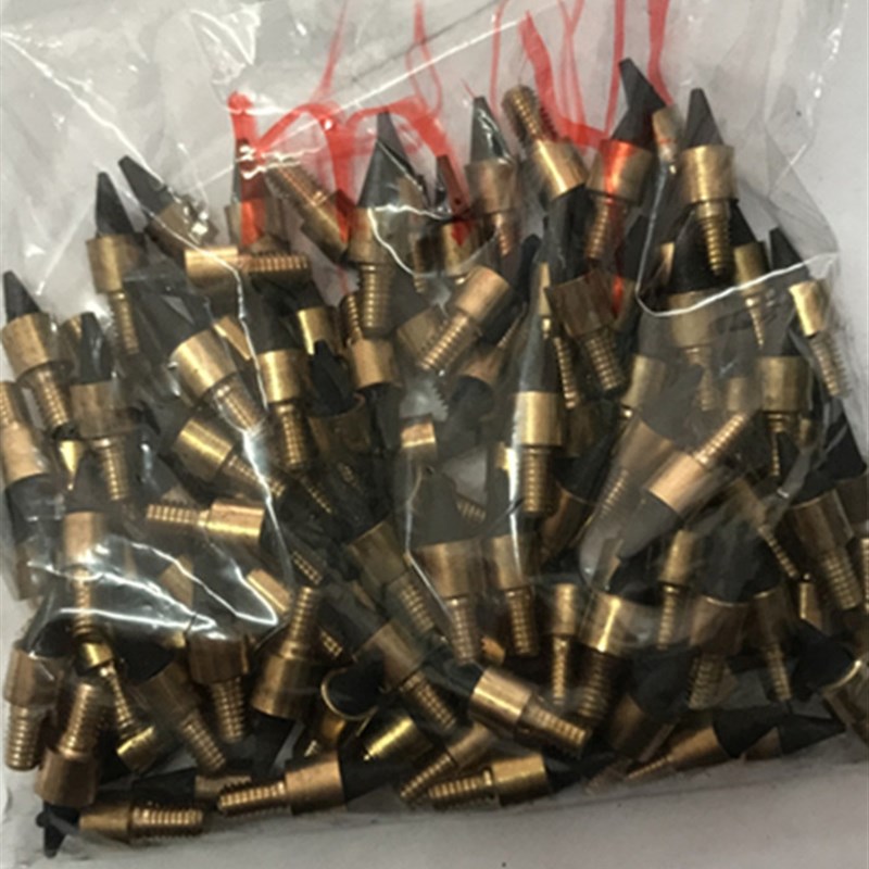 稳压器碳刷调压器电刷 铜体直径6MM 螺丝口M3 M4