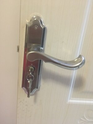 室内卧室房门锁家用实木门把手通用型锁具不锈钢卫生间门锁