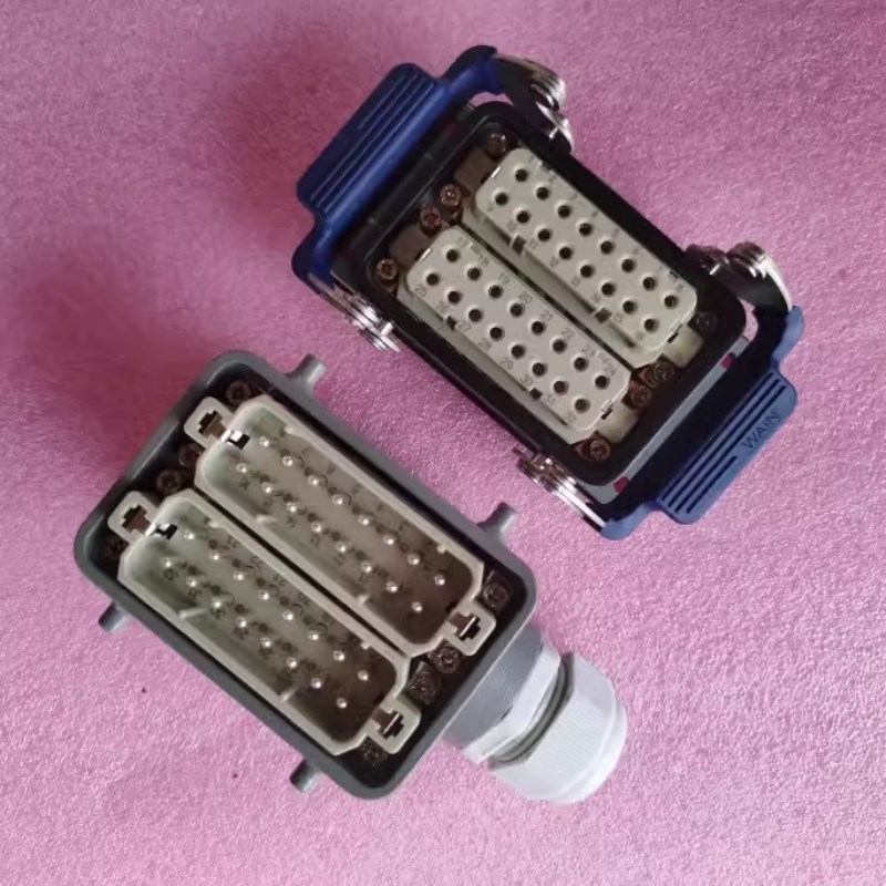 WAIN连接器H32A-BK-2L/SC/W开孔底座双扣HA-032-M/F唯恩HD-050-MF