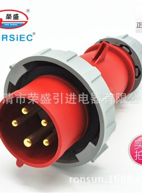 5芯16A荣盛CEIRSIEC高端型工业插头RS-288   IP67 航空插头