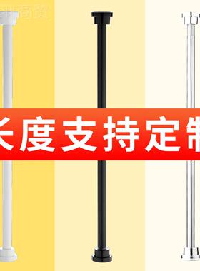 免打孔304伸缩锈杆衣杆柜JIV挂衣服杆晾衣杆不衣架挂杆钢衣橱支撑