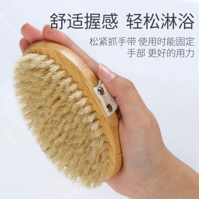干刷身体刷浴刷猪鬓刷洗澡刷搓背刷长柄沐浴刷软毛刷搓澡神器后背