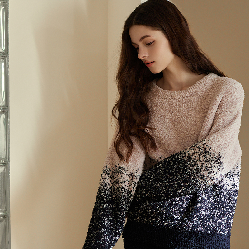 情侣男女冬季半边绒睡衣超柔软