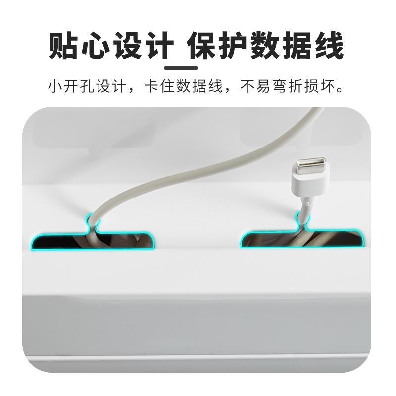 插线板电线收纳神器桌面充电数据线插排插座理线器集线装饰遮挡盒
