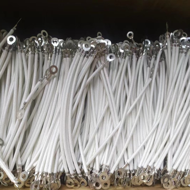 电动车电池连接线电瓶线电瓶车电池连接线2.5平加粗带帽阻燃纯铜