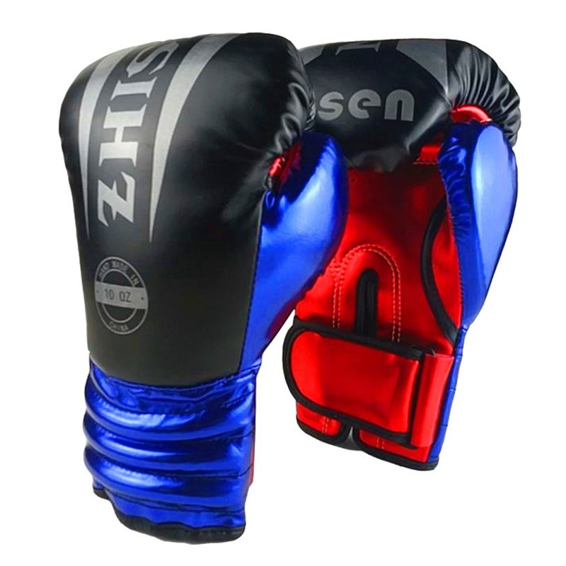 成人拳击手套跆拳道散打用品格斗搏击成人拳套PU皮10oz