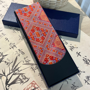 广西非遗壮锦围巾民族传统提花送礼壮锦布料送礼百搭