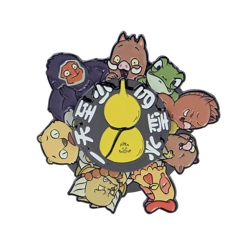 上美影浪浪山小妖怪旋转冰箱贴金属磁吸家庭装饰文创小猪妖周边