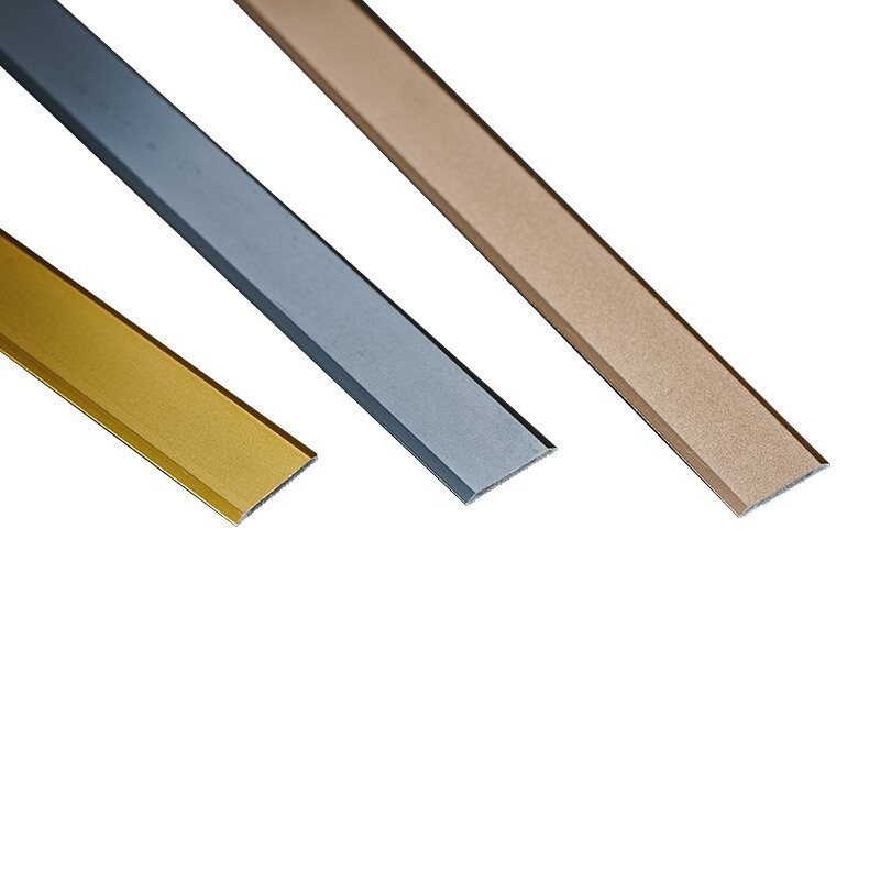 铝合金一字平板压条金属防滑条自粘装饰线条地板门槛不锈钢收边条