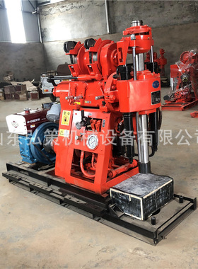 柴油液压高低速水井钻机 GK200岩石取芯钻井机 200米深孔打井钻机