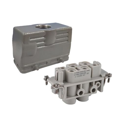 矩形重载连接器  K4+2针表面安装航空插头插座  -K-004/2