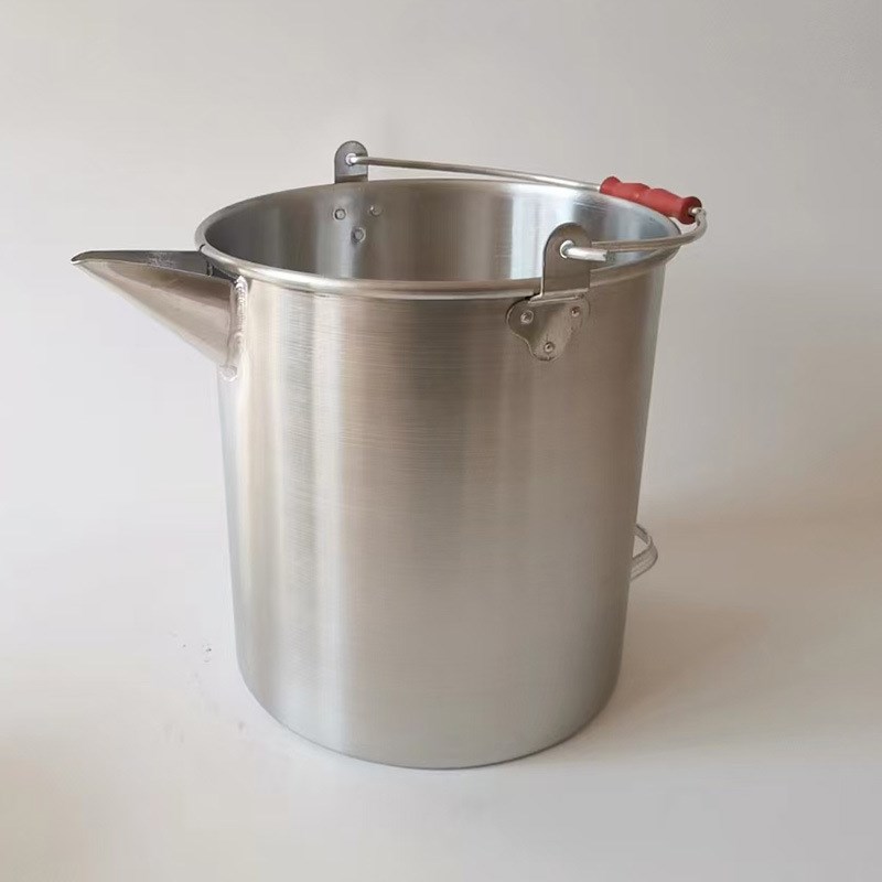 防爆铝桶一体成型m油桶加厚直型锥形消防桶圆桶加油站油库铝水桶