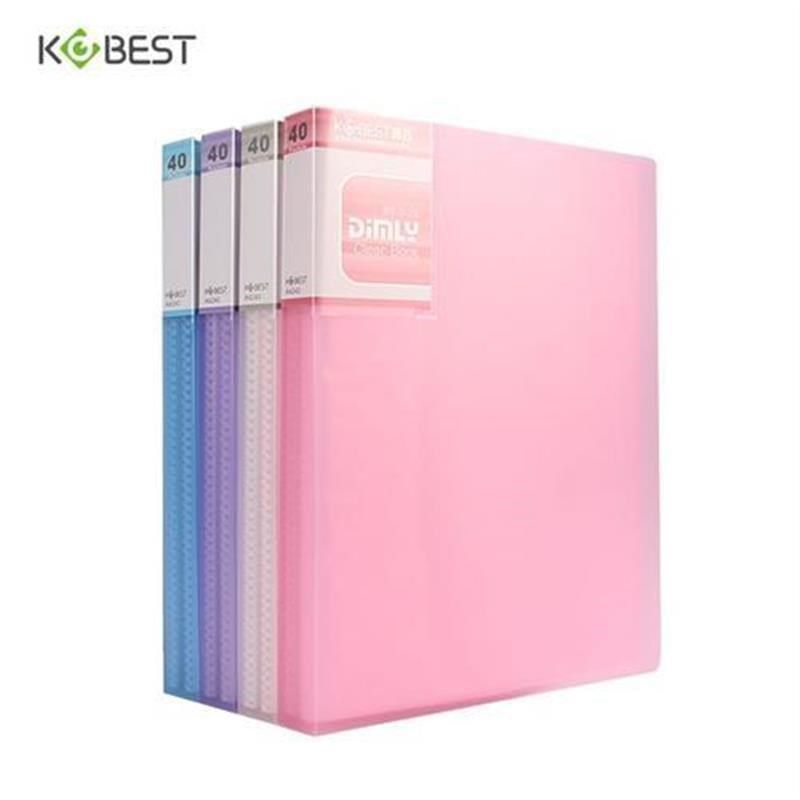 B5插页40页文件夹资料册小清新可爱收纳透明可翻页16K乐谱夹