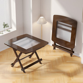 摆摊折叠桌子新款 家用餐桌吃饭小方桌子简易饭桌小户型便携免安装
