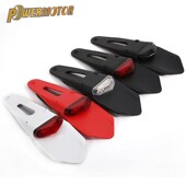 山地越野机车后挡泥板LED尾灯挡板 车架照牌泥瓦板 挡水板改装