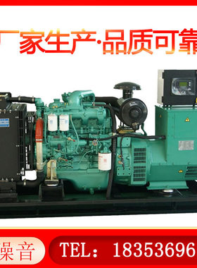 柴油发电机组50KW低音100KW潍坊150KW玉柴移动大型全铜船用定制