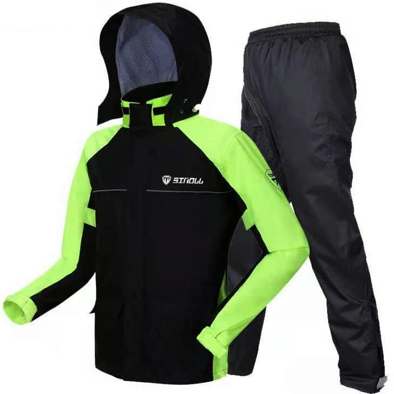 雨衣雨裤套装薄款摩托车男骑行防水防暴雨服钓鱼专用雨衣外套全身