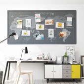 家庭学校办公室文化墙宣传栏公告栏毛毡墙贴软木板照片墙贴留言板