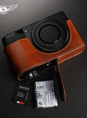 TP原创 真牛皮Rioh理光GR相机包GRX皮套GRiii保护套GR 代手柄