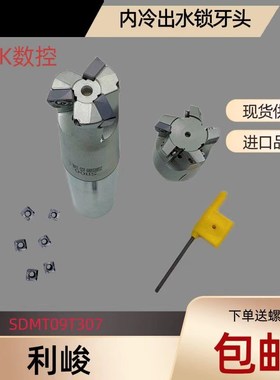 SDMT09T307SN钛合金快进给刀片高效开粗刀航空专用MKM113锁牙铣刀
