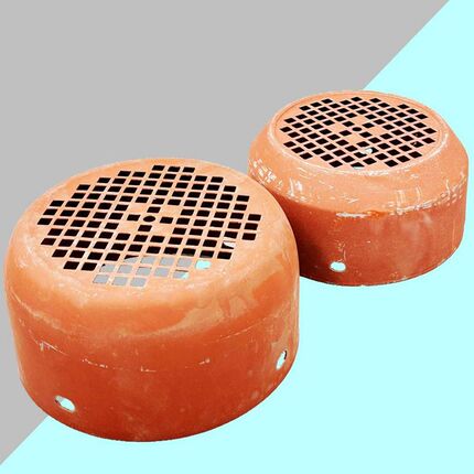 防爆电机风帽YB2-132铁皮红色防锈漆7.5KW到110KW