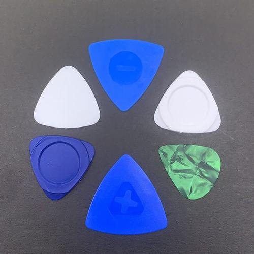 手机拆机三角片 蓝色撬片 超薄三角塑料拆机片 彩色撬片撬壳工具