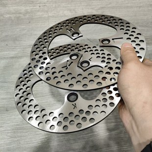 电摩改装配件碟刹盘12寸3孔超大飞机声蜂窝小猴子mbs刹车盘