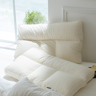 乳胶颗粒枕芯家用护颈椎助睡眠分区枕头慢回弹不变形乳胶枕可拆洗