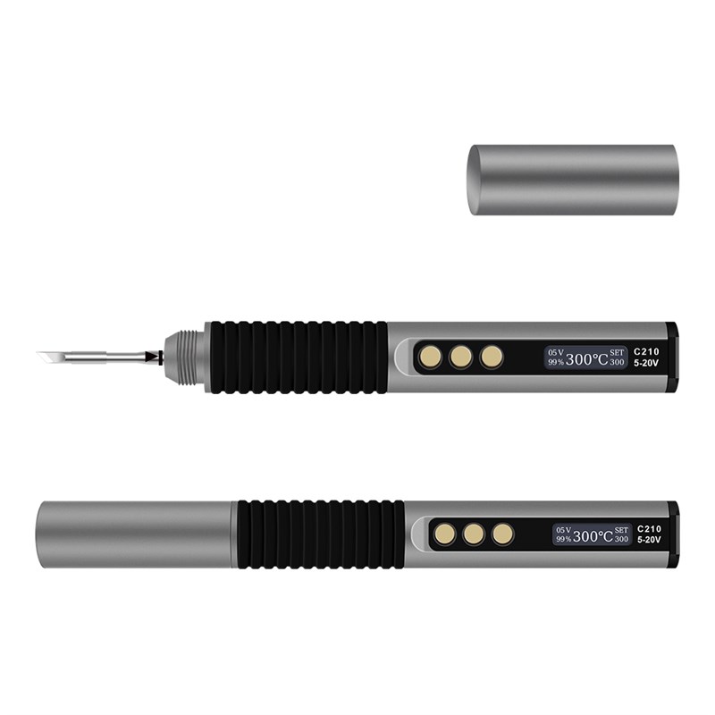 便携式C210电烙铁焊台数显多功能焊锡家用精密焊接带休眠2X10lite