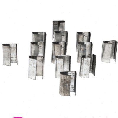 塑钢带1608打包扣铁皮扣金属回型扣卡扣包装带塑料打包带扣子夹子