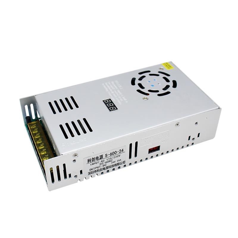 数显示可调大功率开关电源DC12V600W24VG500W36v48v60V直流变压器
