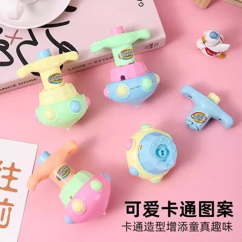 发光玩具莲花陀螺七彩闪光音乐