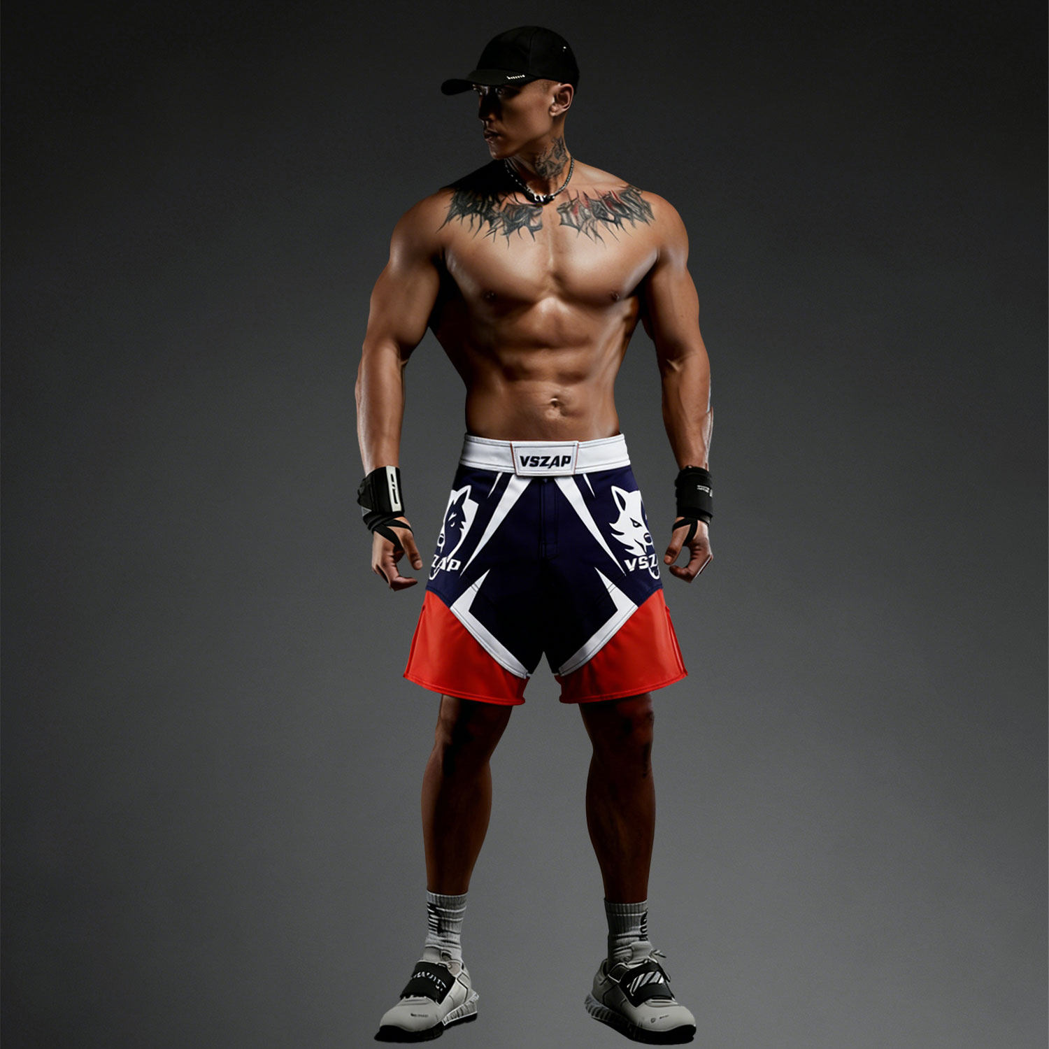 VSZAP男士正品体育运动短裤速干健身房训练五分裤撞色印花休闲裤,男装,短裤,淘宝优惠券,粉丝福利购,淘宝优惠卷