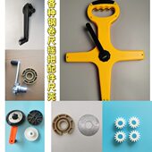 雄狮卷尺配件三倍速手摇把齿轮轴承尺壳N2020钢架尺摇手提柄零件