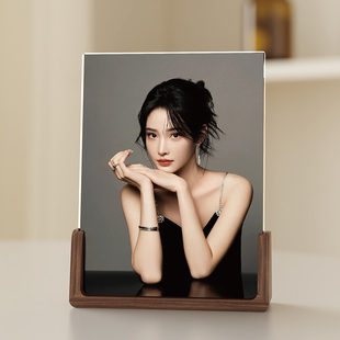 照片定制相框摆台洗婚纱照做成y画框打印个人写真精修相片桌面摆