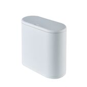 甄选垃圾桶按压垃圾桶夹缝垃圾干湿分类垃圾桶日式 双层大号带盖垃