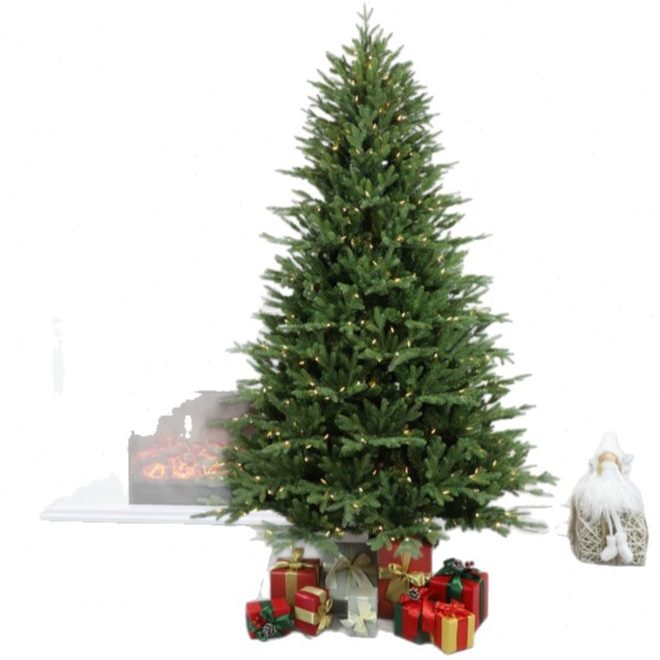 甄选混合叶豪华加密发光圣诞树套装七叉树家用客厅摆件大型落地装