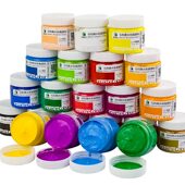 甄选马利水粉颜料套装 工具24色美术初学绘画水粉画儿童可水洗画画