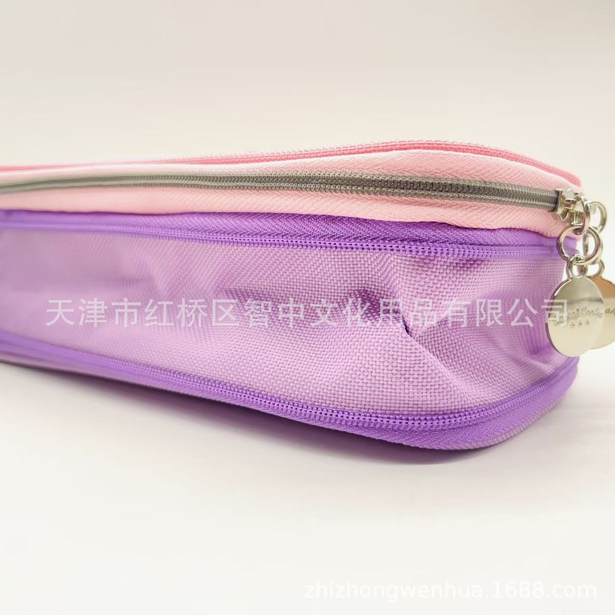 甄选日本KOKUYO国誉多用笔袋WGS-PCC12 PC122双拉链大容量双色笔