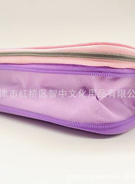 甄选日本KOKUYO国誉多用笔袋WGS-PCC12 PC122双拉链大容量双色笔