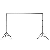 供应 金属拼接横杆落地三脚架 甄选直播幕布背景架便携式 龙门架