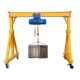甄选移动龙门架1t2t3T5吨龙门架起重航吊万向小型手推电动升降龙